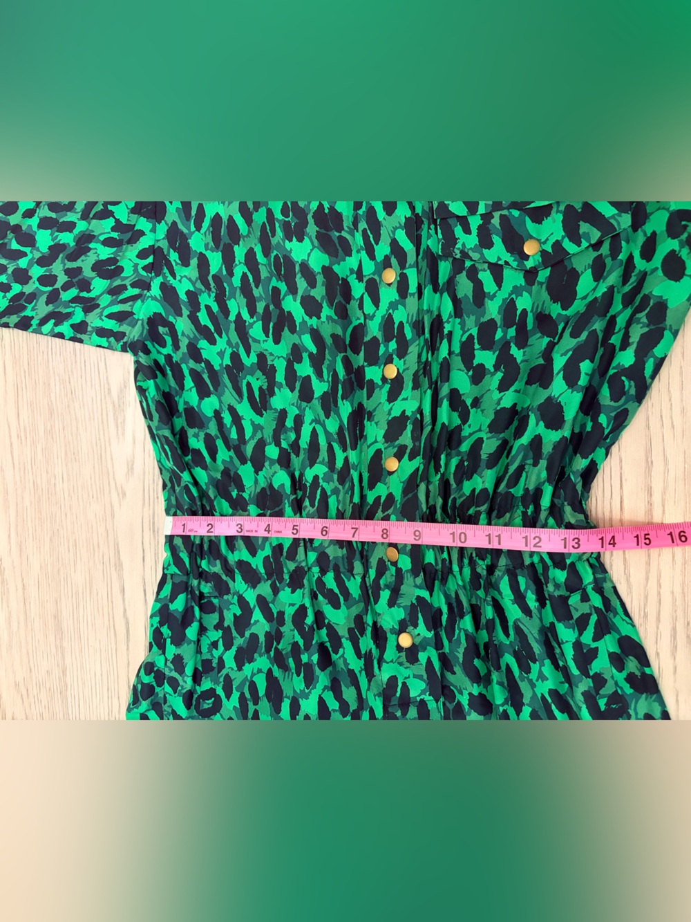 Julie Harrah Silk Longsleeve Flightsuit In Emerald Green Size XS/S - Picture 13 of 16